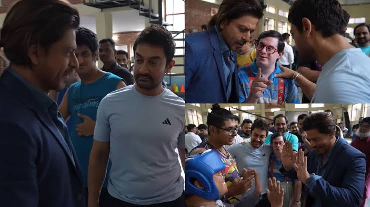 From Persistent Calls to Picture-Perfect Moments: SRK & Aamir’s Star Power Shines on Sitaare Zameen Par