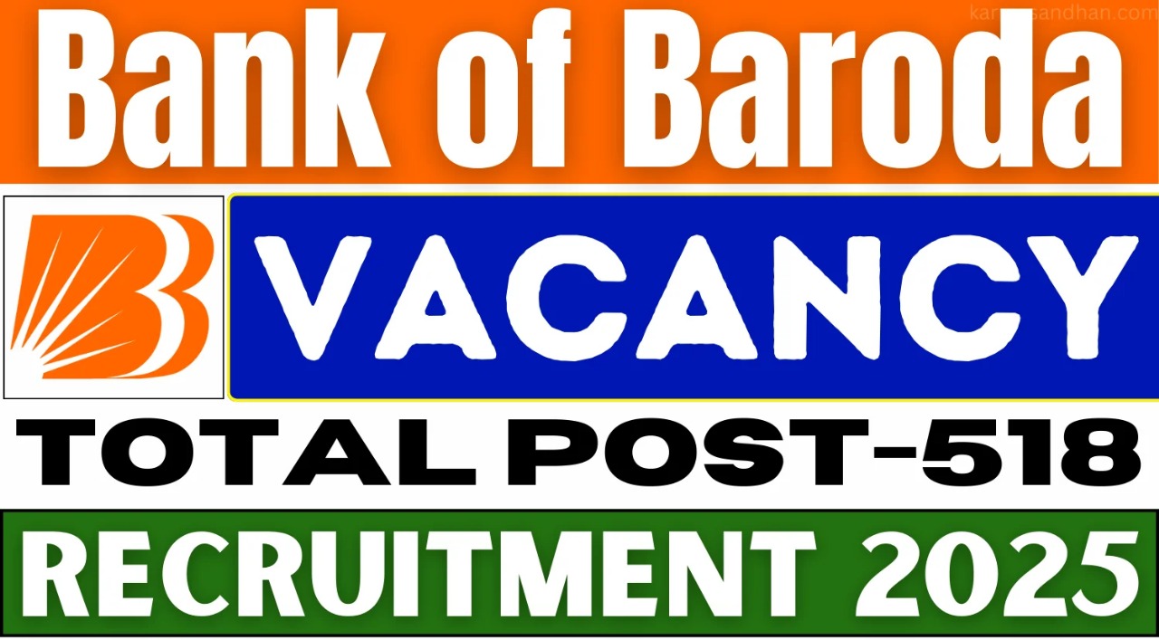 Bank of Baroda Recruitment 2025: Extended Deadline for 518 Specialist Officer Posts
