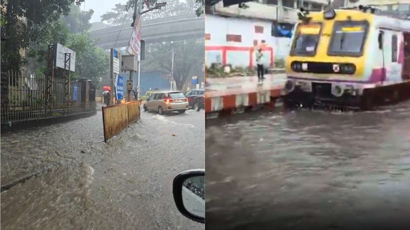 Mumbai on Red Alert: Harbour Line Train Services Suspended Amid Torrential Rains and Citywide Waterlogging