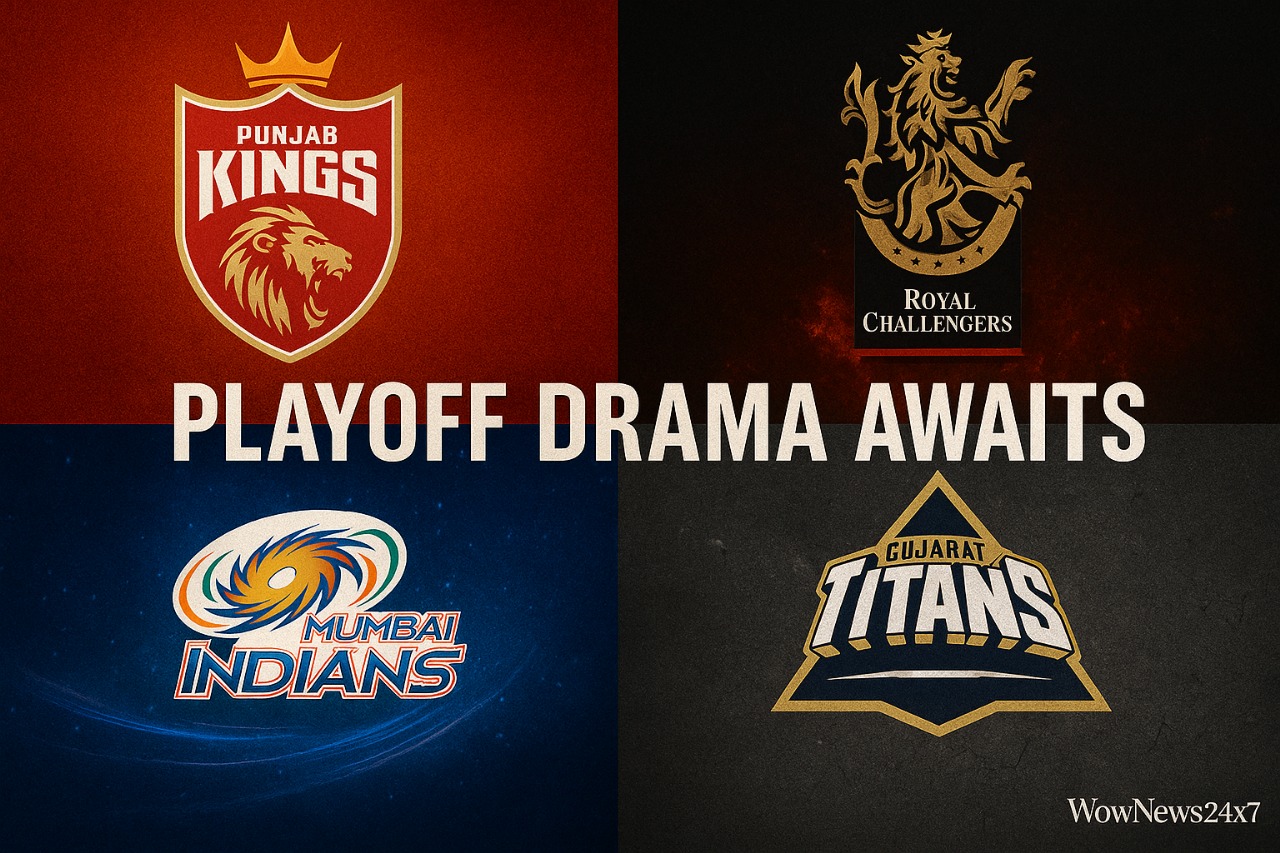 Punjab’s Crown Chase, RCB’s Redemption, Mumbai’s Magic, and Gujarat’s Grit: Playoff Drama Awaits