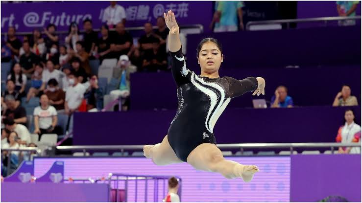 India's Acrobatic Ace: Pranati Nayak Springs into World Cup Vault Final