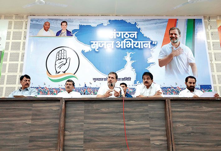 Reboot, Recharge, Reconnect: Rahul Revs Up Congress in Bhopal with ‘Sangathan Srijan Abhiyan’