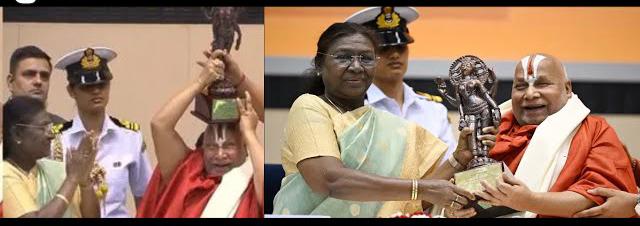 Literary Luminaries Shine Bright: President Murmu’s Majestic Tribute at 58th Jnanpith Awards