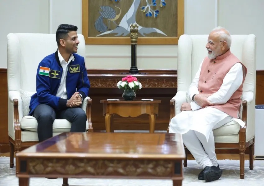 Modi Meets the Man Who Went Beyond Earth—Gaganyaan Gets Its Fuel
