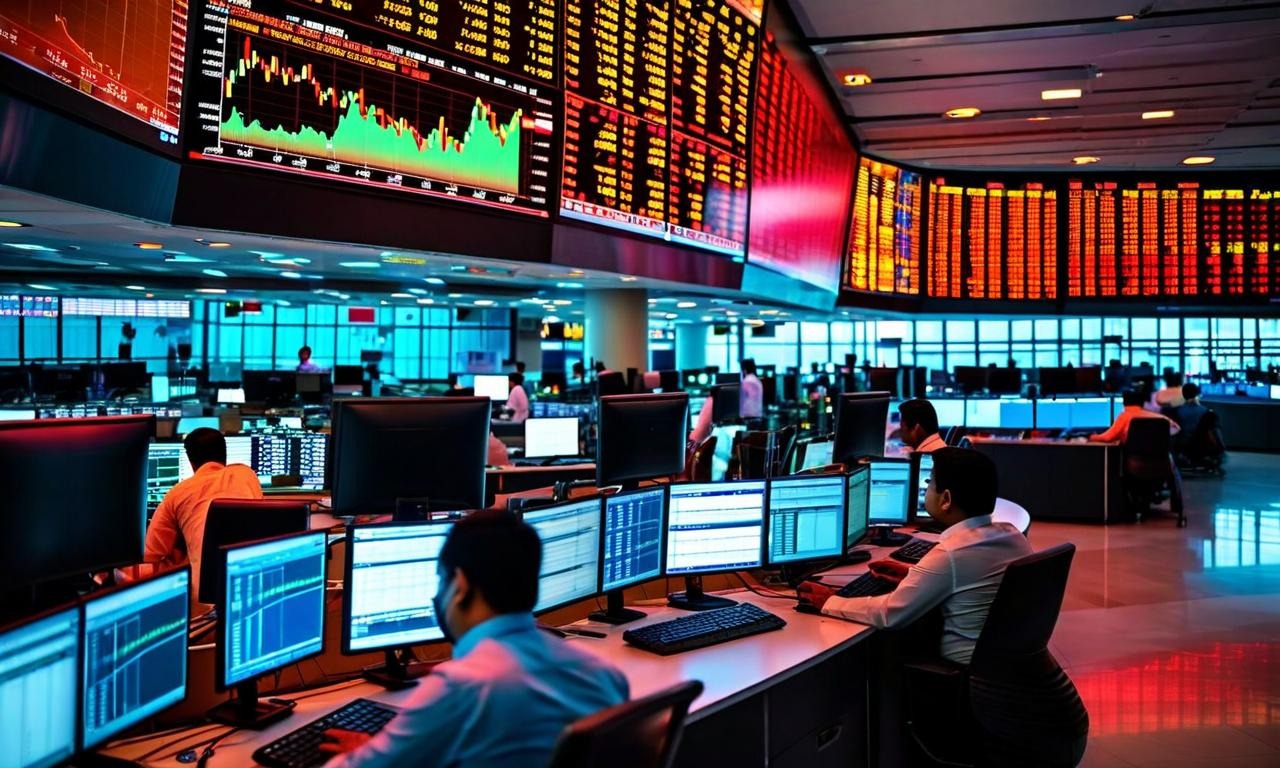 Nifty 50 Index Ends Lower Amid Market Volatility