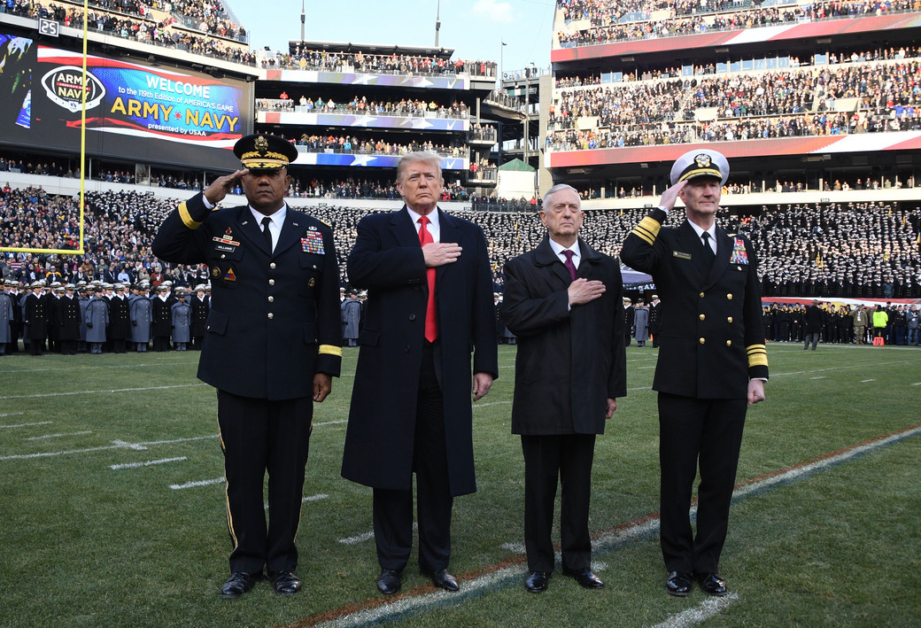 Trump’s One-Liner Steals Spotlight at Storied Army-Navy Clash