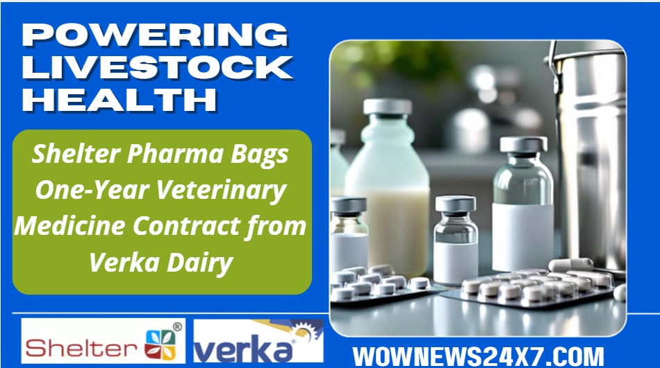 Shelter Pharma to Supply Veterinary Medicines Under New Verka Dairy Contract