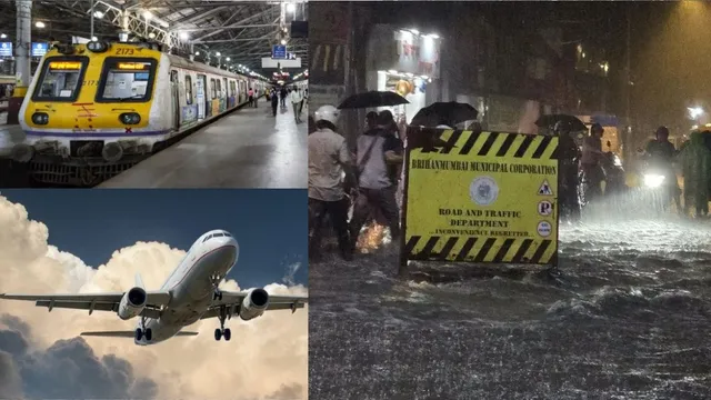 Mumbai Drenched, Travel Disrupted: Airlines, Trains, and Metro Hit by Monsoon Mayhem