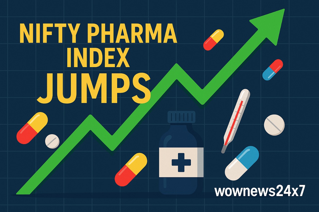 Pharma Surge: Nifty Pharma Index Jumps 2.2% as Market Sentiment Rebounds, Major Stocks Lead the Rally
