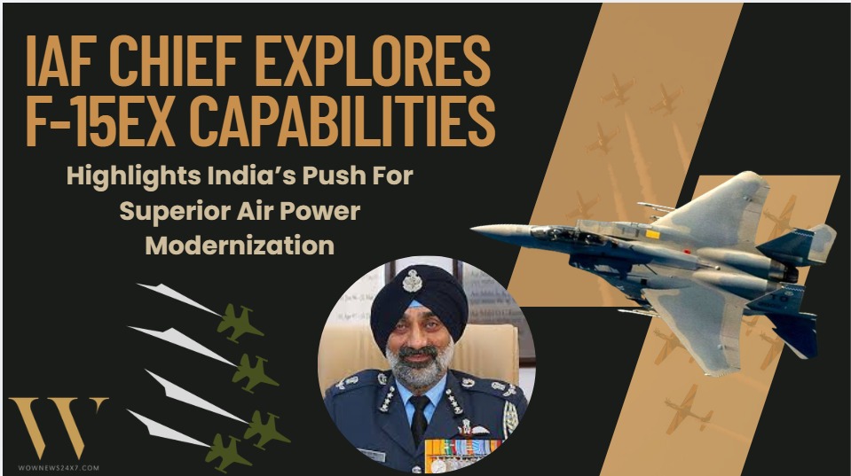 Missile-Laden F-15EX Impresses IAF Chief During Test Flight — Could It Be India’s Future Jet?