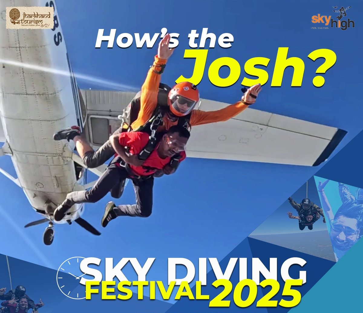Jamshedpur Soars: Jharkhand's First Skydiving Festival Takes Tourism to New Heights
