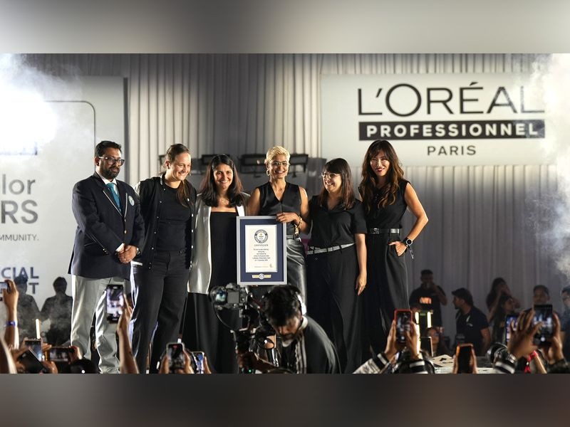 India’s Biggest Hair Moment: L’Oreal Professionnel Breaks Guinness World Record With 422 Hair Transformations