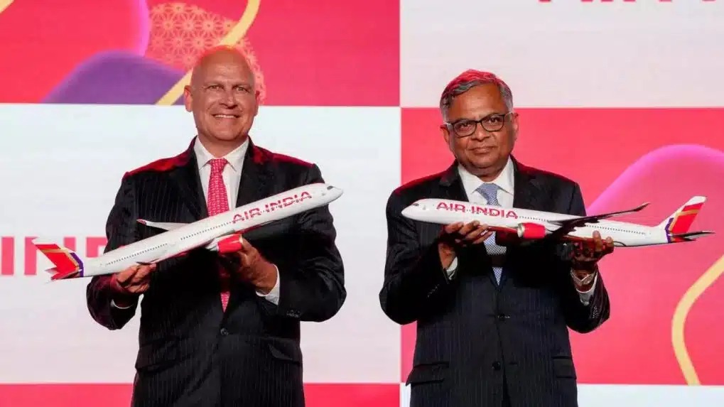 N Chandrasekaran Takes Control of Air India as CEO Transition Begins