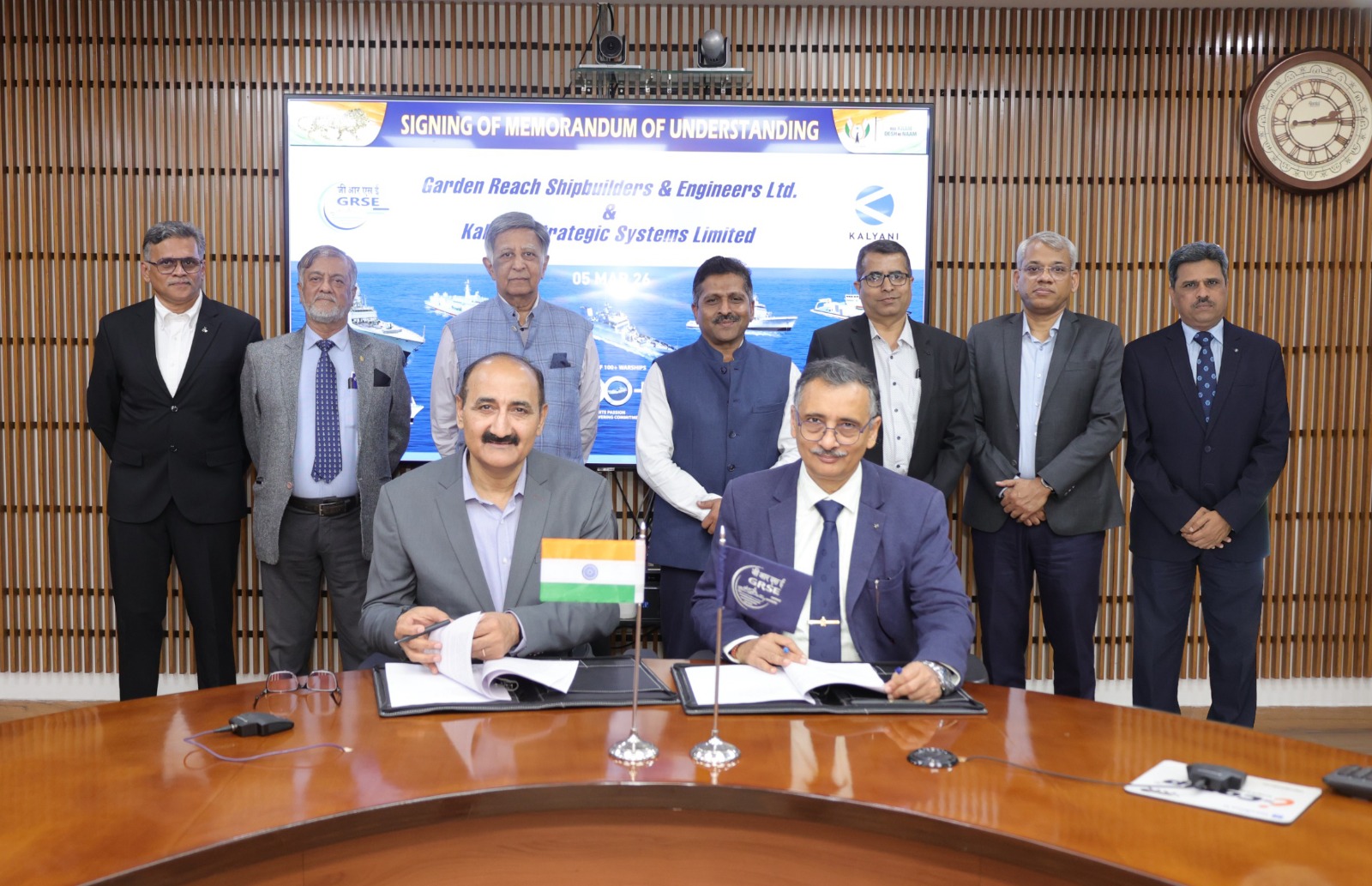 GRSE-KSSL Collaboration Charts New Course For Self-Reliant Maritime Innovation