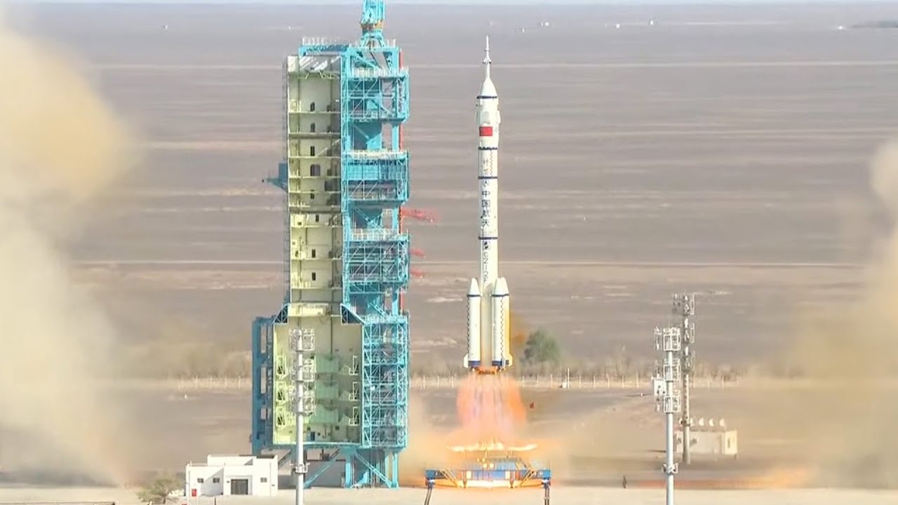 Celestial Relay: Shenzhou-20 Crew Rockets to Tiangong in Daring Night Launch