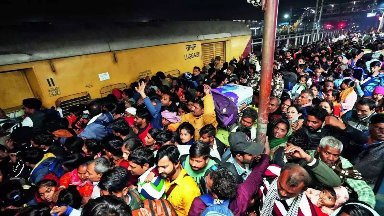 Delayed Departures, Endless Waits: NDLS Overflows with Stranded Travelers