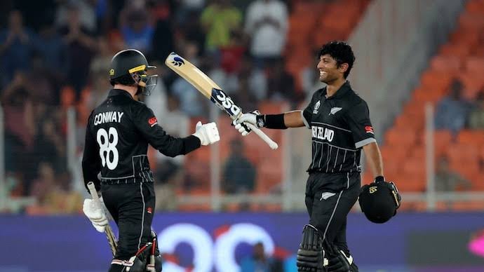 Rachin Ravindra Shines as New Zealand Chases 237 Against Bangladesh