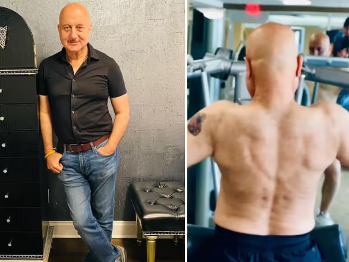 No Photoshop, No Excuses: Anupam Kher’s Muscle Moment Breaks the Internet