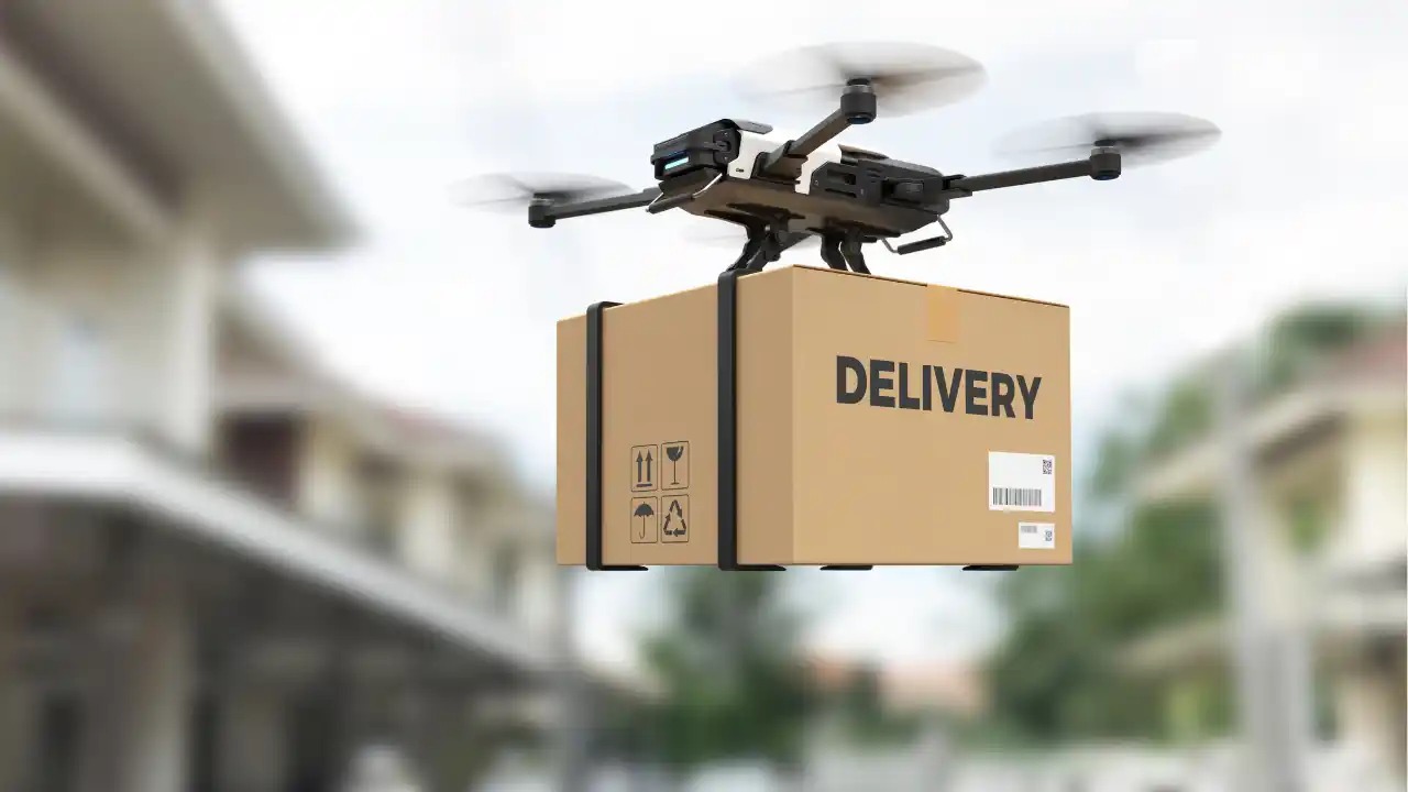 Drone Delivery Services Begin in Gurugram, Offering Food, Medicine, and Parcel Logistics