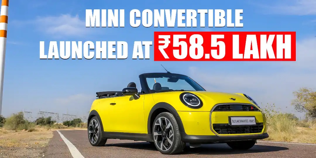 Roof Off, Game On: Mini Cooper Convertible Hits Indian Roads