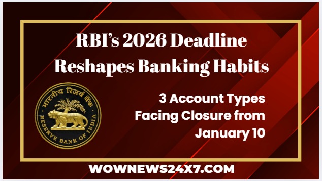 Zero Balance, Zero Future: Dormant Accounts to Disappear Under RBI’s New Mandate
