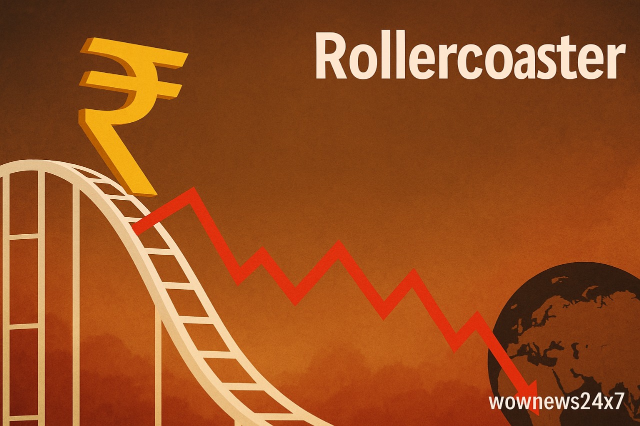 Rupee’s Rollercoaster: From Six-Month Highs to Crisis Lows as Conflict Fears Grip Investors