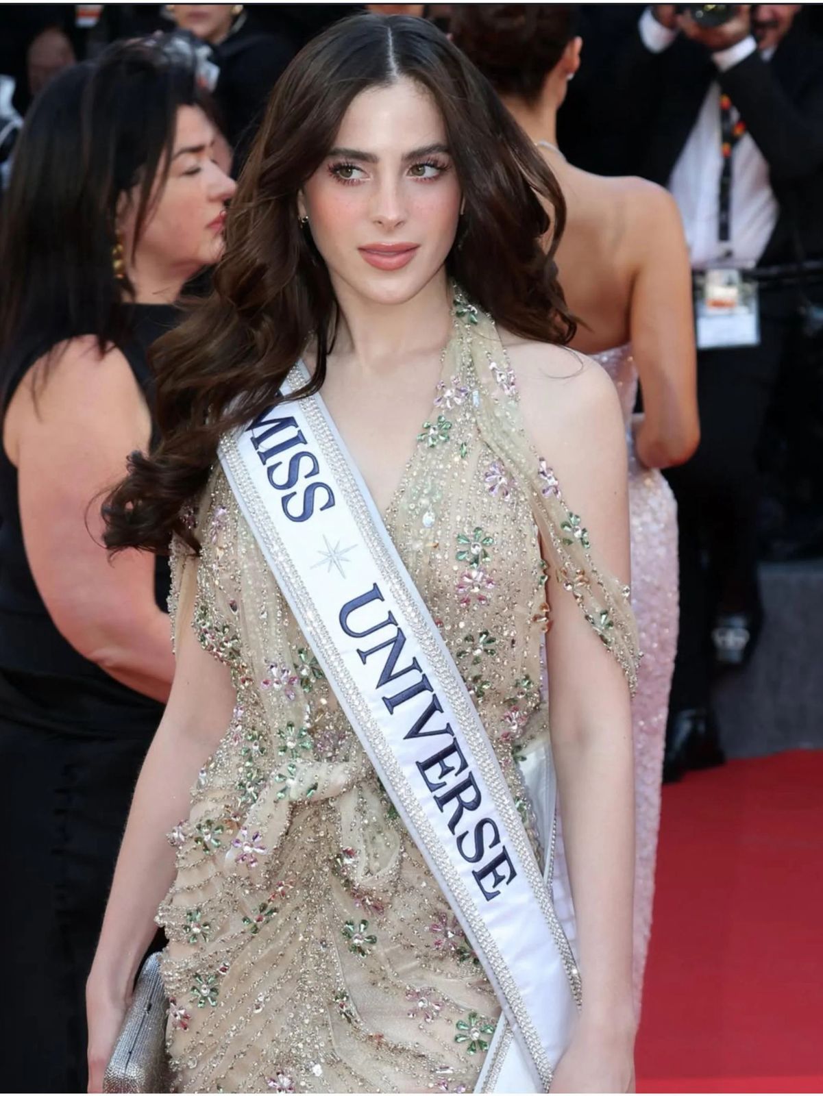 Miss Universe At Cannes: Fatima Bosch Blooms In A Dreamy Floral Gown And Sash