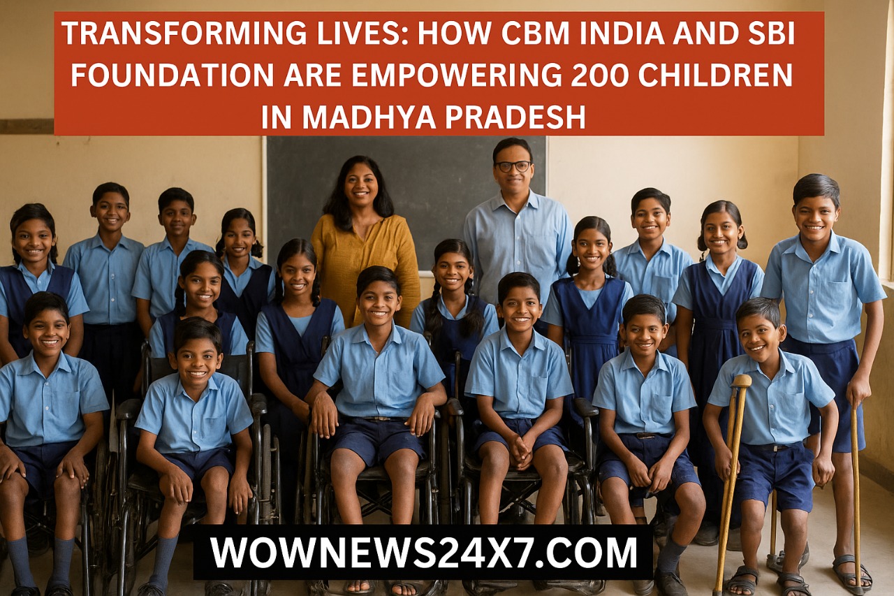 Transforming Lives: How CBM India and SBI Foundation Are Empowering 200 Children in Madhya Pradesh