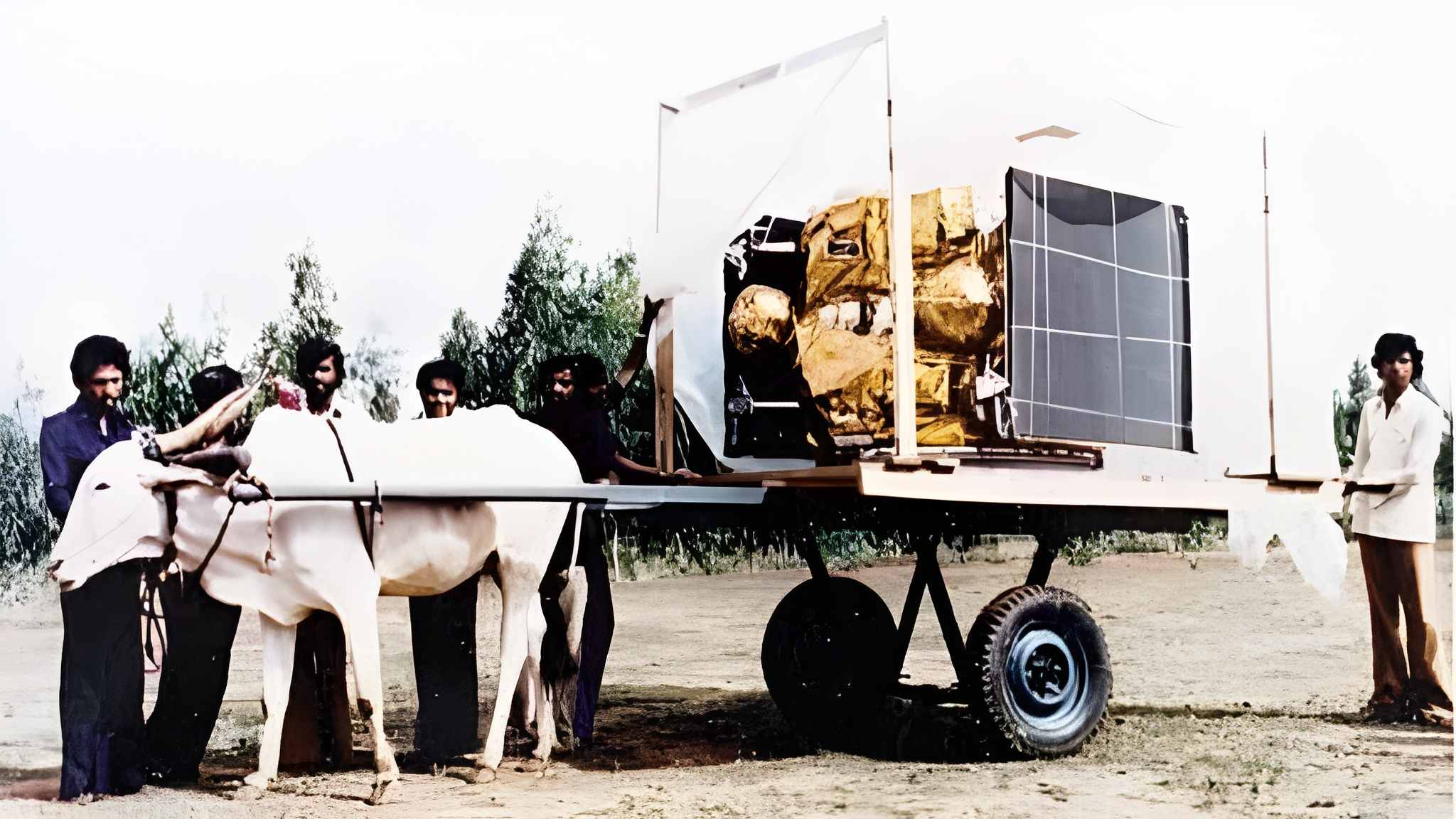 ISRO Historic Bullock Cart Move: How a 673kg Satellite Made Space History