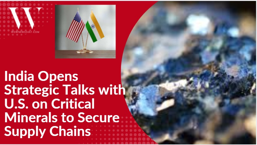 Mines Minister Signals India–U.S. Partnership on Critical Minerals for Clean Energy Future