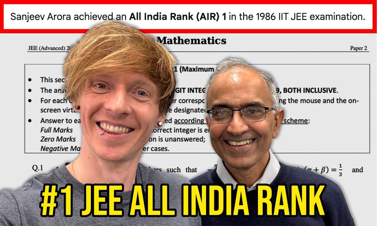 From JEE Rank 1 to Global Computing Icon: The Remarkable Journey of Sanjeev Arora