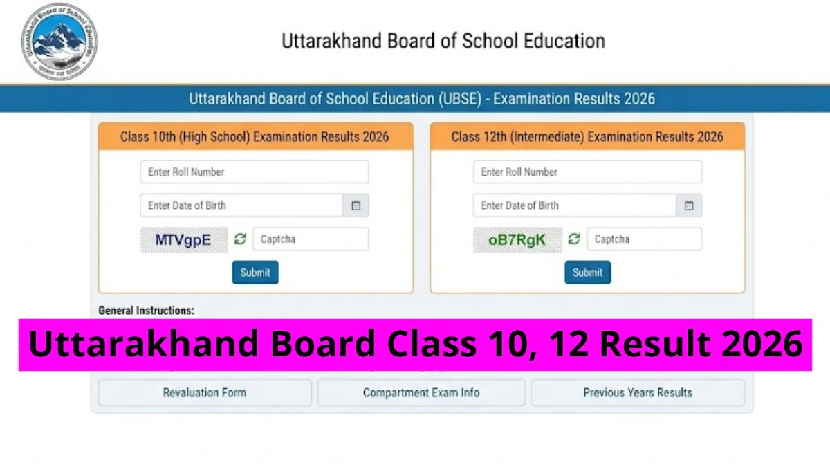 UBSE Class 10th And 12th Results 2026 Declared At 10 AM