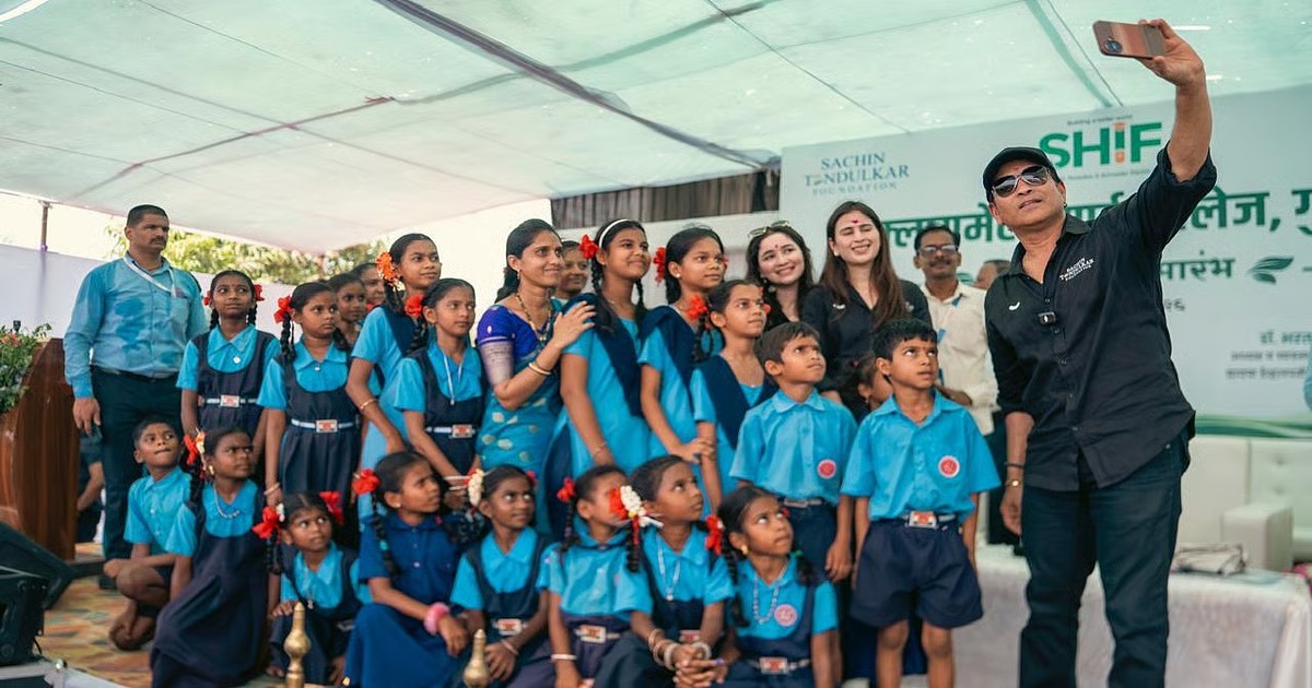 Sachin Tendulkar Inaugurates Climate Smart Village, Empowering 130 Families With Clean Power