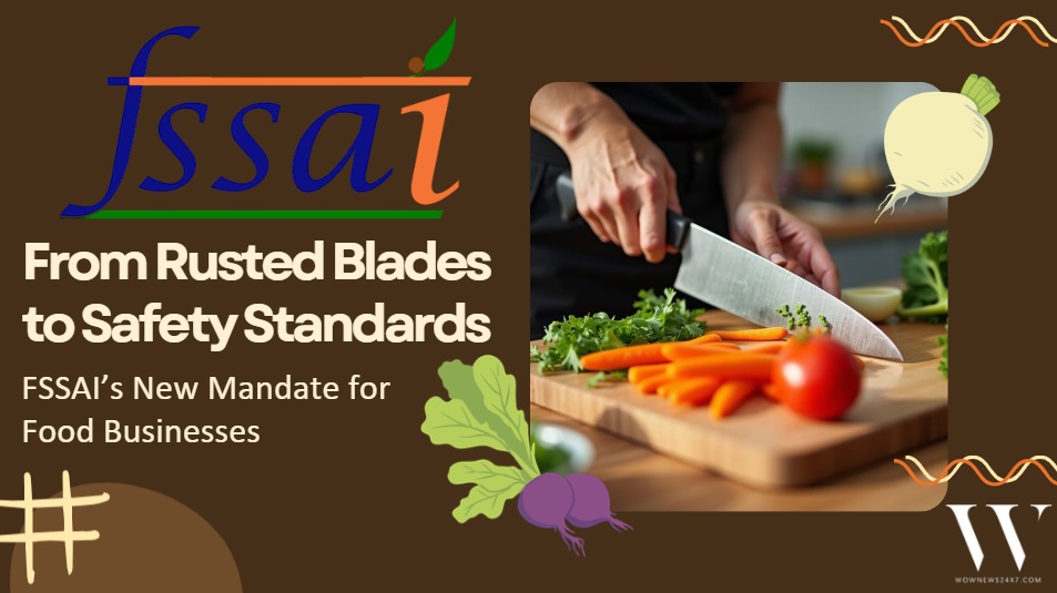 FSSAI Mandates Rust-Free Kitchen Tools to Curb Food Contamination