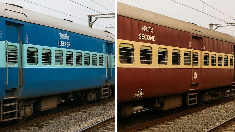 Indian Train Colours Decoded: What Each Shade Really Means