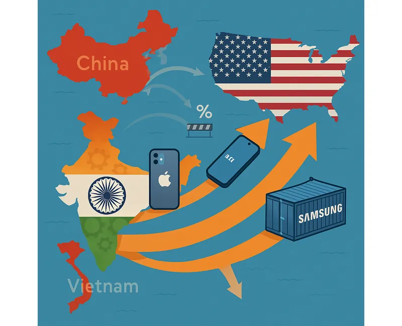 Trade Tensions, Tech Temptations: Why the US Now Buys More Phones From India Than China