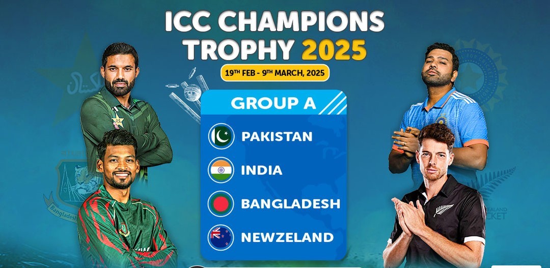 India Aims for Champions Trophy Glory: Crucial Clashes Against Pakistan and Bangladesh Loom