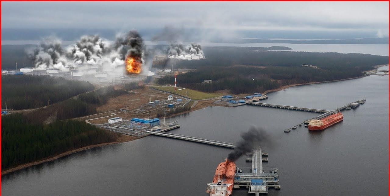 Primorsk Oil Port Fights Back: Partial Operations Resume After Fierce Drone Blitz