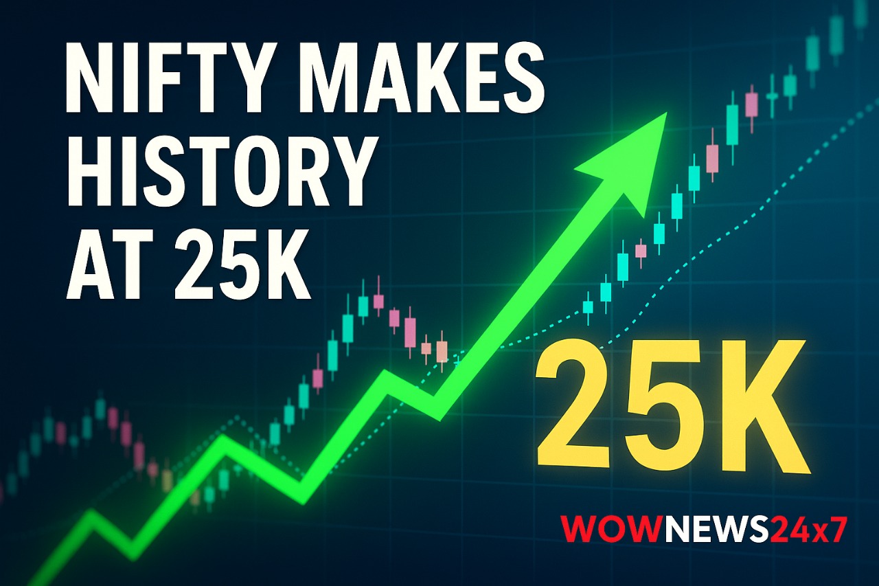 Bulls on Parade: Sensex Hits a High Note, Nifty Crosses 25,000 Milestone