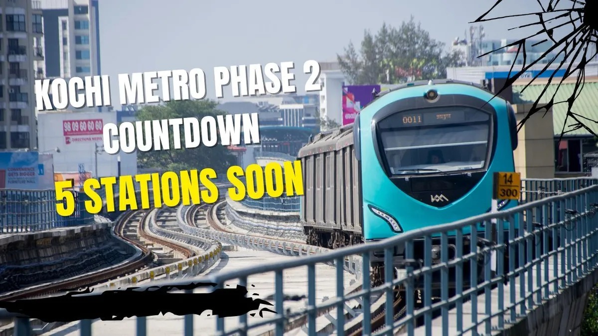 Kochi Metro Phase 2 Pink Line: KMRL Invites Bids for Rs 127.91 Crore Track Work Contract to Accelerate Urban Connectivity
