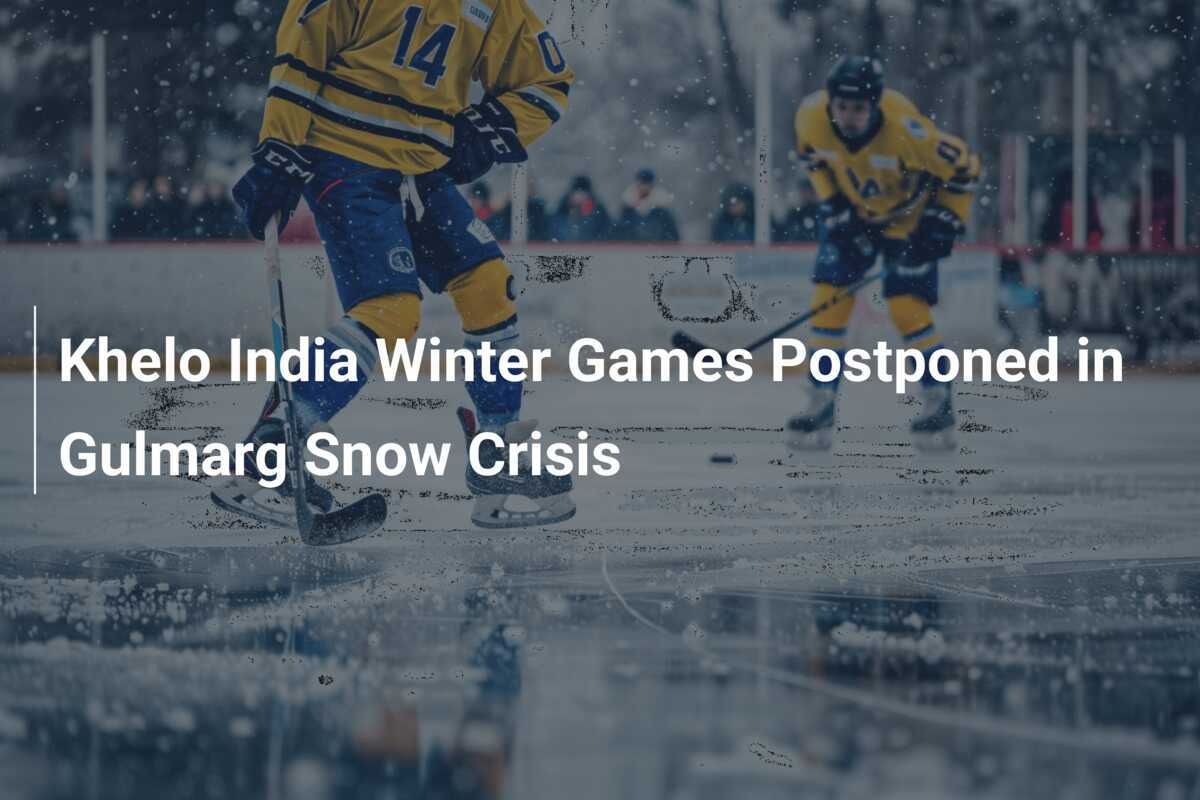 Gulmarg Winter Games Postponed: Climate Change Hits Kashmir's Ski Slopes