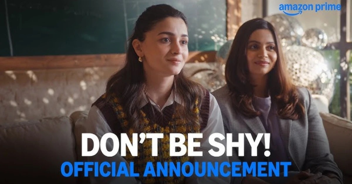 Alia Bhatt Announces New Romantic Comedy ‘Don’t Be Shy’ Under Eternal Sunshine Productions