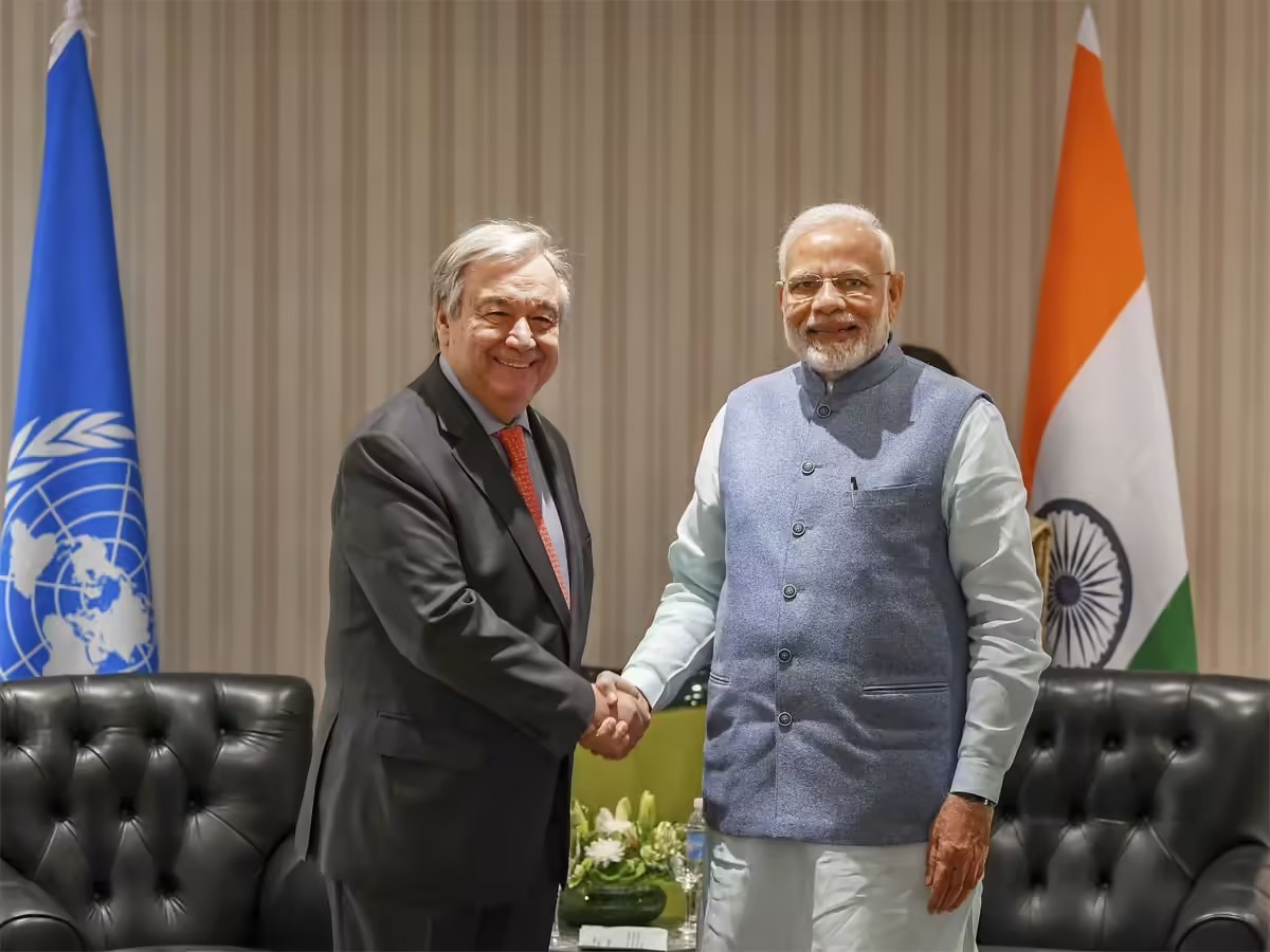 UN Chief Hails India’s Economic Rise, AI Summit To Drive Inclusive Growth