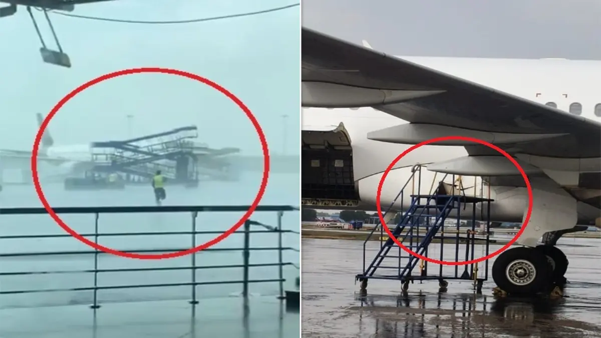 Three Aircraft Damaged at Delhi Airport by Intense Rain and Winds