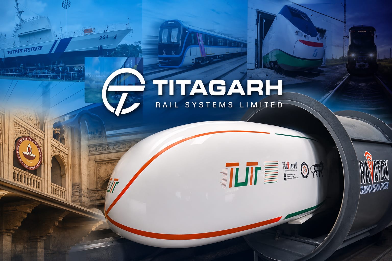 Titagarh Rail Systems and TuTr Partner for Hyperloop Cargo