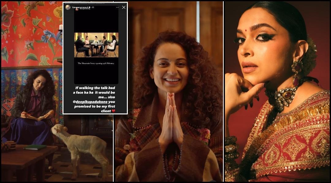 Kangana Ranaut's Decade-Old Dream Comes True: Invites Deepika Padukone to Her Restaurant