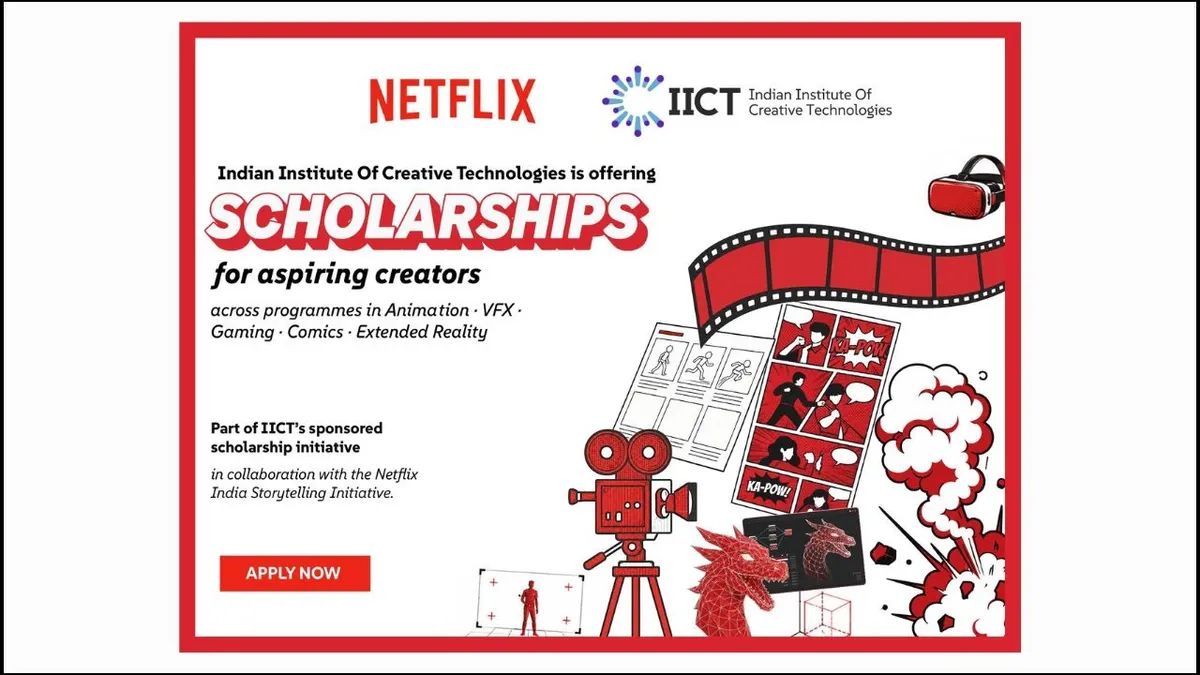 Scripting Success: IICT and Netflix Launch Scholarships for 100 Creative Students