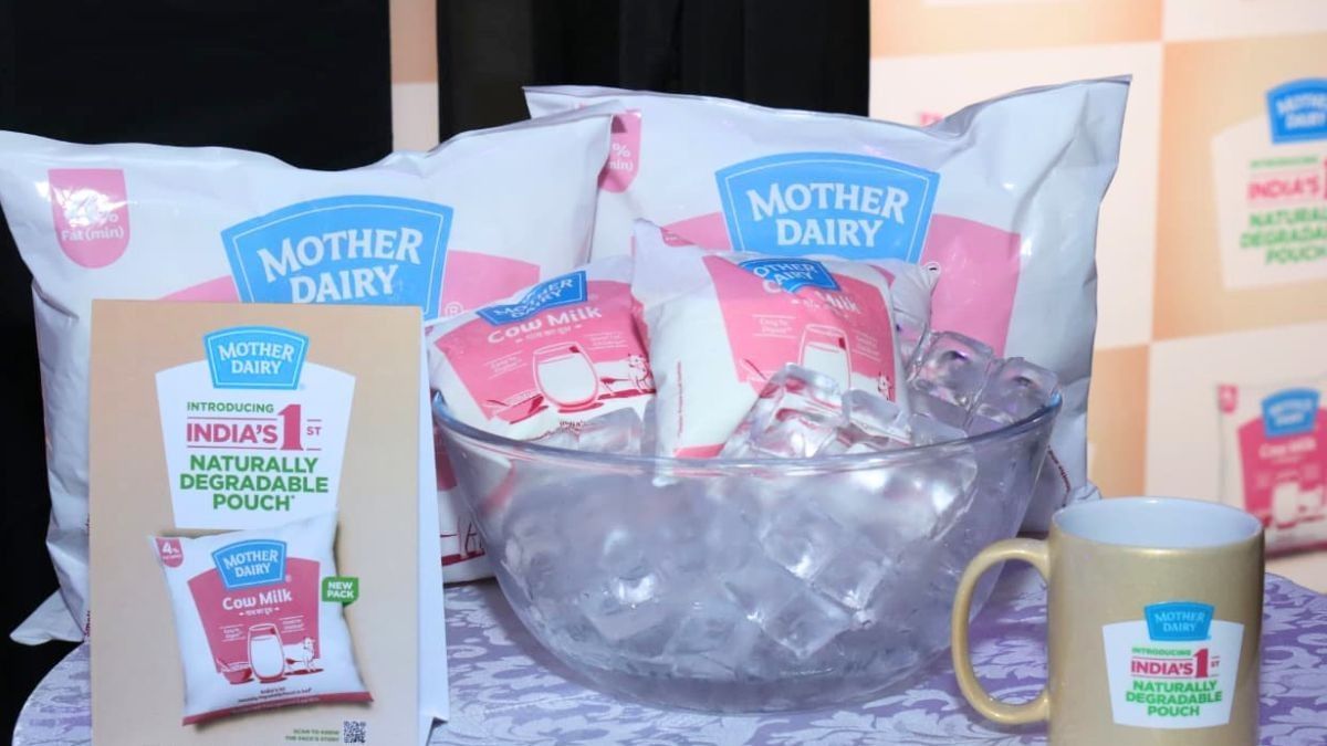 Mother Dairy Launches India's First Naturally Degradable Milk Pouch
