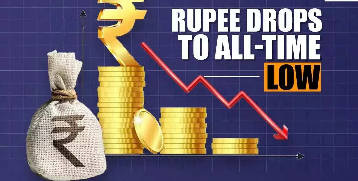 Indian Rupee Plunges to All-Time Low Amid US Tariff Concerns