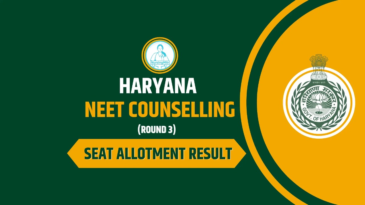 Big Reveal Today: Haryana NEET UG Counselling Round 3 Seat Allotment Result Live on Official Portal